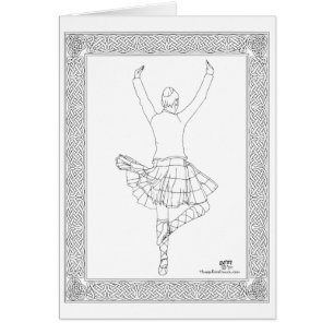 Danseur highlandais écossais