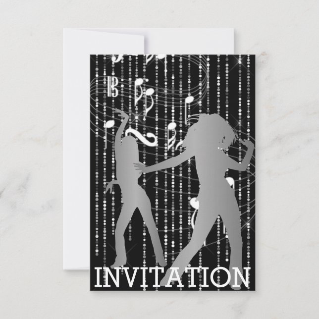Danseur moderne Hip hop Urban Club Vip Invitation (Devant)