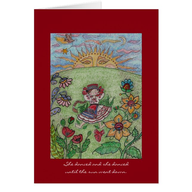 Danseur ukrainien, jusqu'à ce que le Sun ait (Devant)