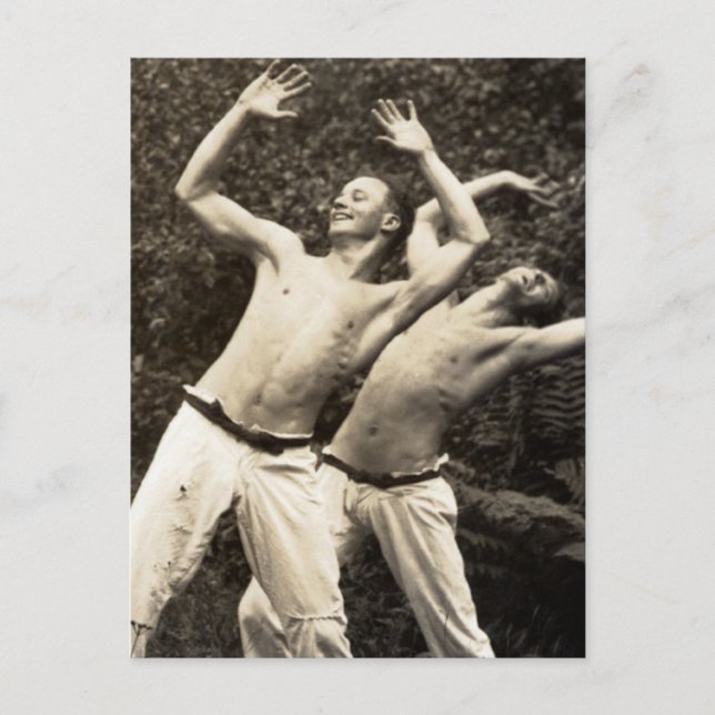 Danseurs, années 30, carte postale (Devant)