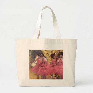Danseurs dans le rose par le sac d'Edgar Degas