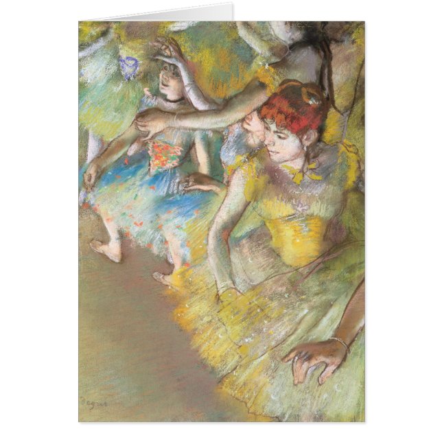 Danseurs de ballet sur scène par Edgar Degas (Devant)