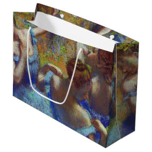 Danseurs en Bleu, Edgar Degas Grand sac cadeau