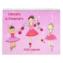 Danseurs et Dreamers Calendrier 2025