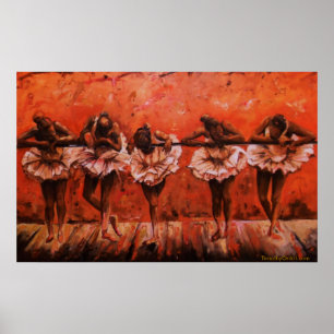 Danseurs Secret I - Impression en toile