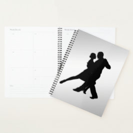 Danseurs Tango Silhouette 2 Argent