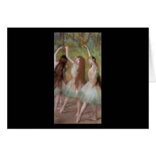 Danseurs verts d'Edgar Degas