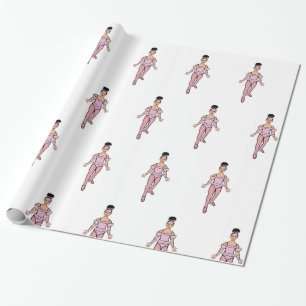 Danseuse 76x183 cm, Papier cadeau brillant #4