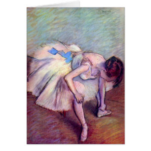 Danseuse assise par Edgar Degas, Art de ballet vin