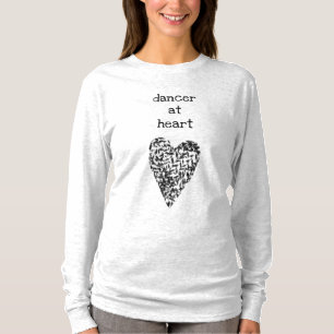 Danseuse Au Coeur / T-shirt à manches longues / T