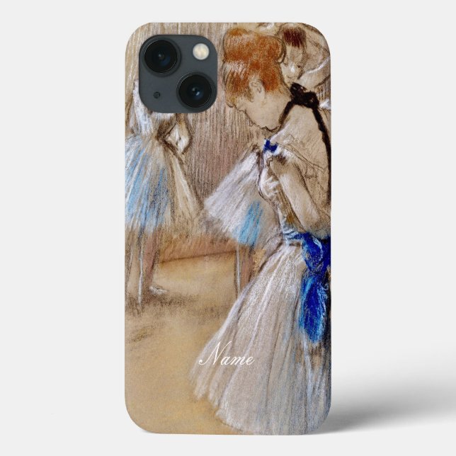 Danseuse avec ruban bleu iPhone / coque ipad (Verso)
