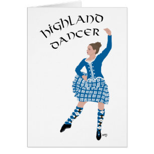 Danseuse des Highlands écossais - sarcelle
