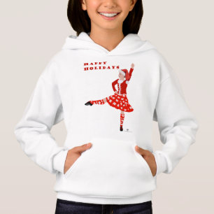 Danseuse écossaise des Highlands à Noël