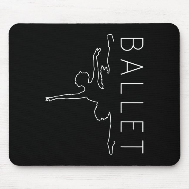 Danseuse Funny Coryphee Ballerina Choreograf Ba Mousepad (Vorne)