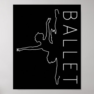 Danseuse Funny Coryphee Ballerina Choreograf Ba Poster