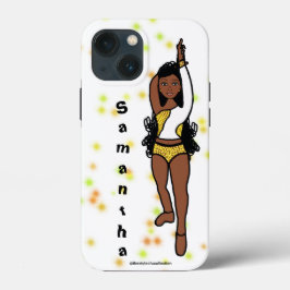 Danseuse personnalisée iPhone / coque ipad Gold Sp