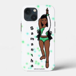 Danseuse personnalisée iPhone / coque ipad Green S