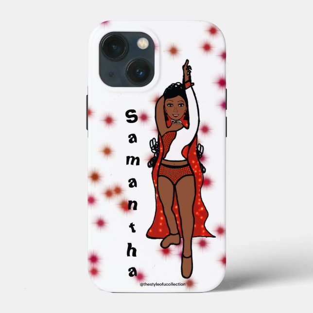 Danseuse personnalisée iPhone / coque ipad Red Cap (Verso)