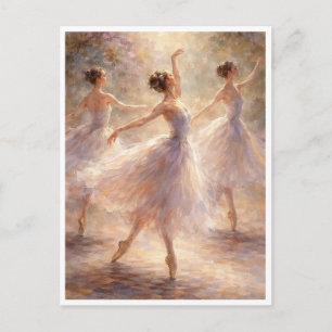Danseuses de ballet. Carte postale