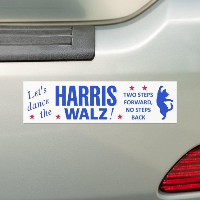 Dansez le Sticker Harris Walz Bumper (En voiture)