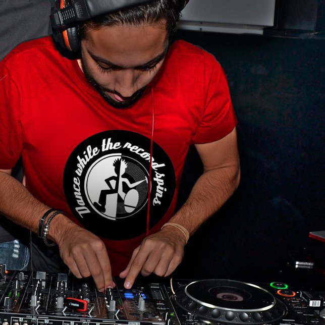 Dansez pendant que le disque tourne le t-shirt gra (Créateur téléchargé)