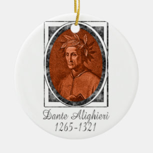 Dante Alighieri Keramikornament