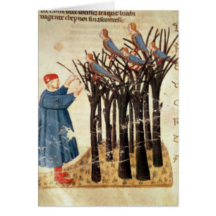 Dante et les âmes transformées en oiseaux