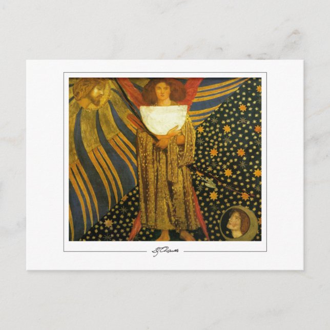 Dante Gabriel Rossetti #125 - Fine Art Postcard Postkarte (Vorderseite)