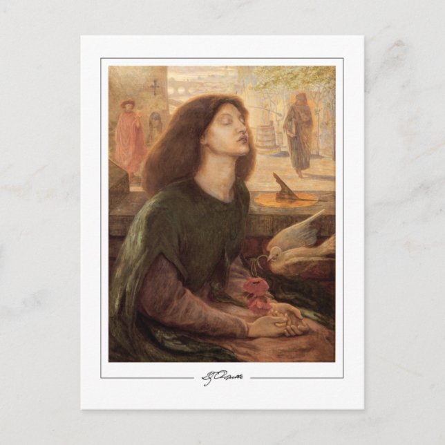 Dante Gabriel Rossetti #42 - Fine Art Postcard Postkarte (Vorderseite)