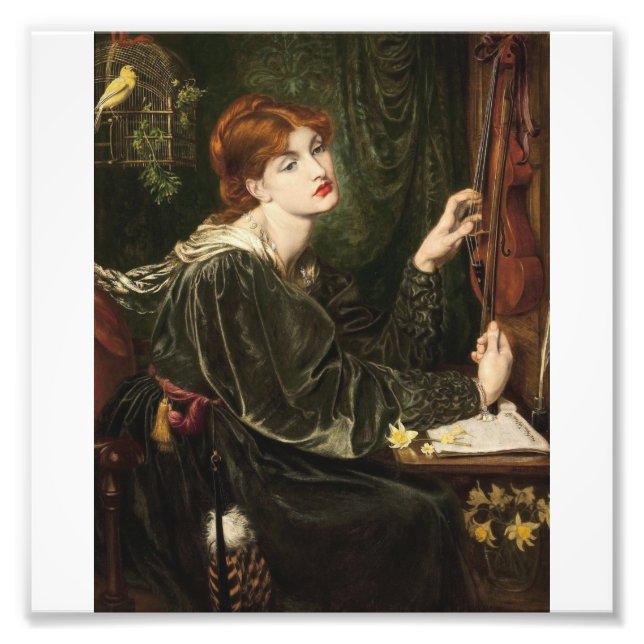 Dante Gabriel Rossetti - Veronica Veronese Fotodruck (Vorne)