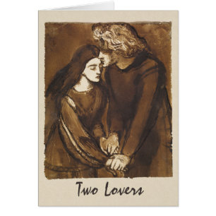 Dante Gabriel Rossetti Zwei Liebhaber 1850