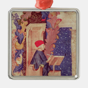 Dante Schreiben 'das göttliche Comedy Silbernes Ornament