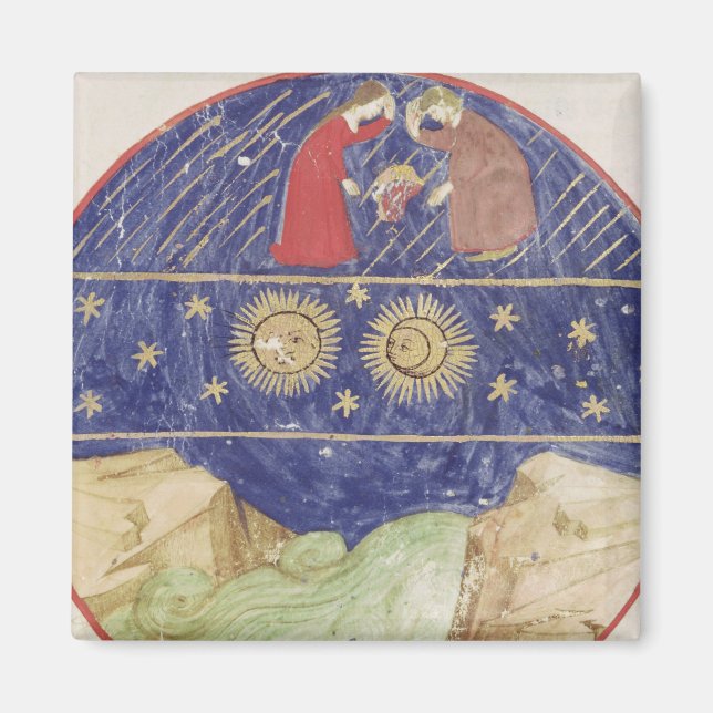 Dante und Beatrice Magnet (Vorne)