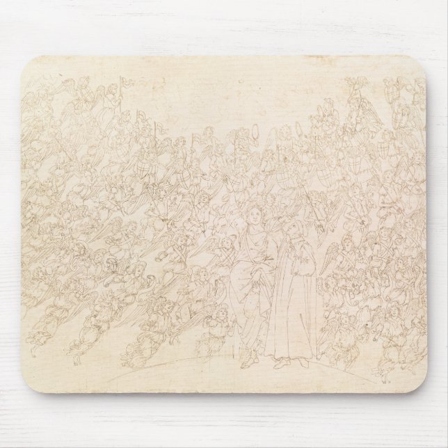 Dante und Beatrice, von Dantes ` göttlich Mousepad (Vorne)