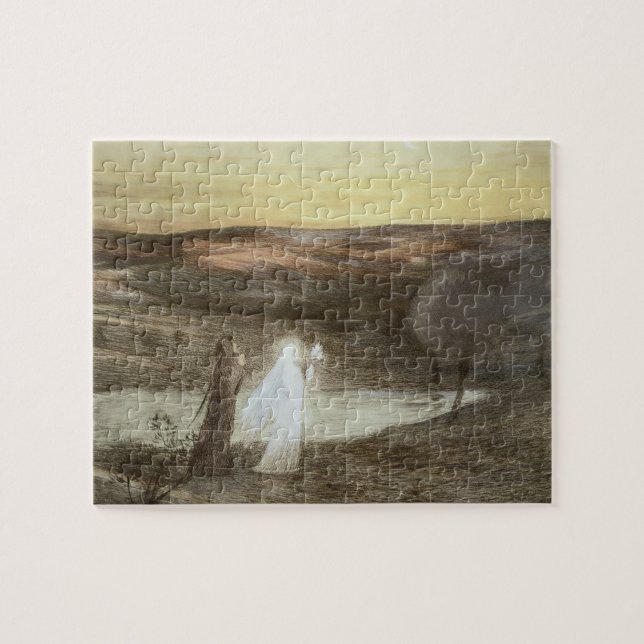 Dante und Beatrice, von "L'Estampe Moderne", publ (Horizontal)