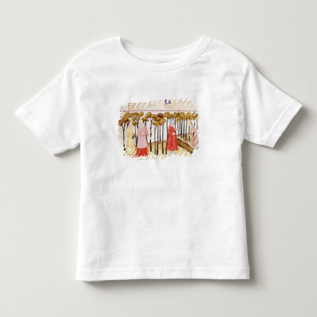 Dante und Virgil am Gipfel des Fegefeuers Kleinkind T-shirt (Vorderseite)
