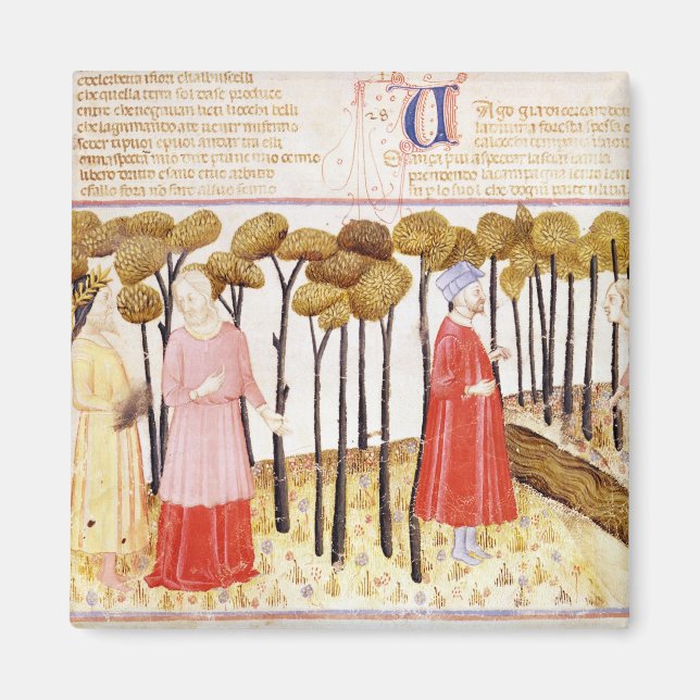 Dante und Virgil auf dem Gipfel der Fechteinrichtu Magnet (Vorne)
