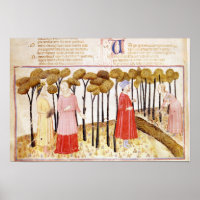 Dante und Virgil auf dem Gipfel der Fechteinrichtu