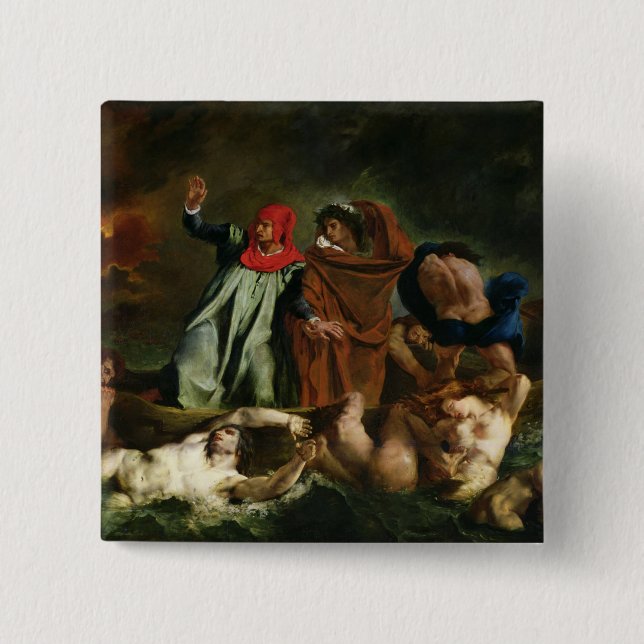 Dante und Virgil in der Unterwelt, 1822 Button (Vorderseite)