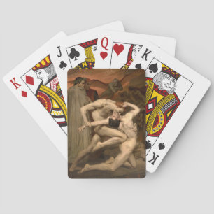 Dante und Virgil in Hell (von Bouguereau) Spielkarten