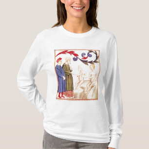 Dante, Virgil und Pest-geschlagen T-Shirt