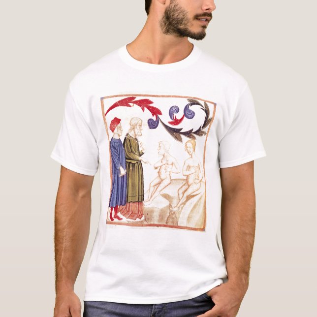Dante, Virgil und Pest-geschlagen T-Shirt (Vorderseite)