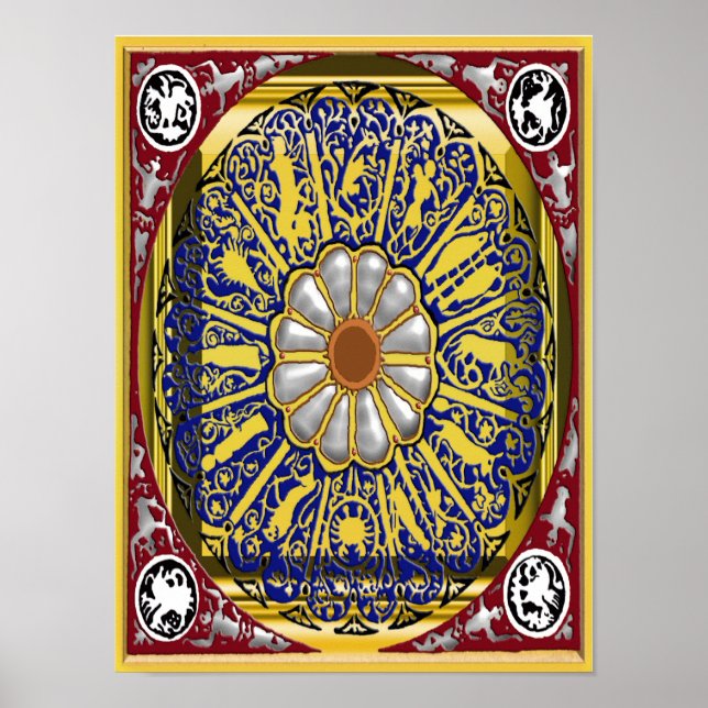 Dante zodiac poster (Vorne)