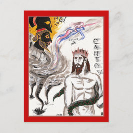 Dante's Inferno, Canto / Postkarte