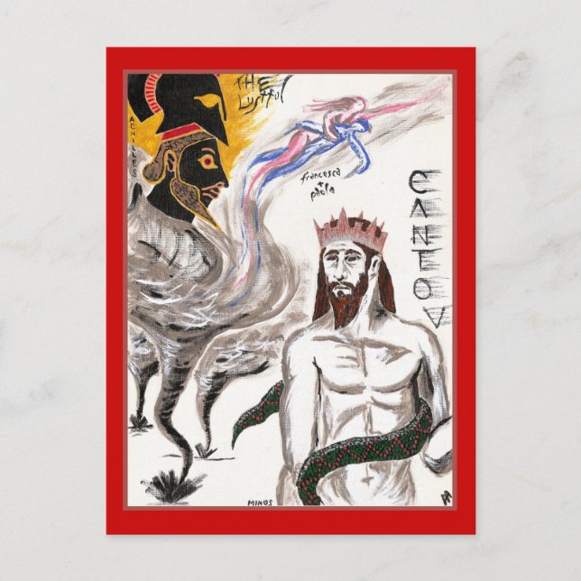 Dante's Inferno, Canto / Postkarte (Vorderseite)