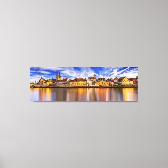 Danube rivière Allemagne toile enveloppée (Recto)