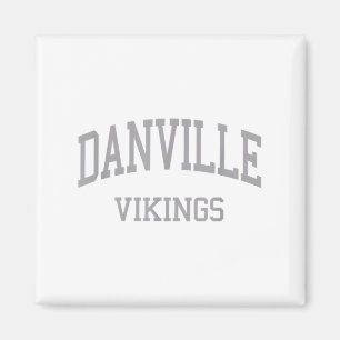 Danville High School Hs Danville Il Retro Sports Magnet