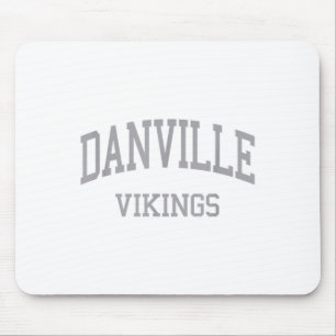 Danville High School Hs Danville Il Retro Sports Mousepad