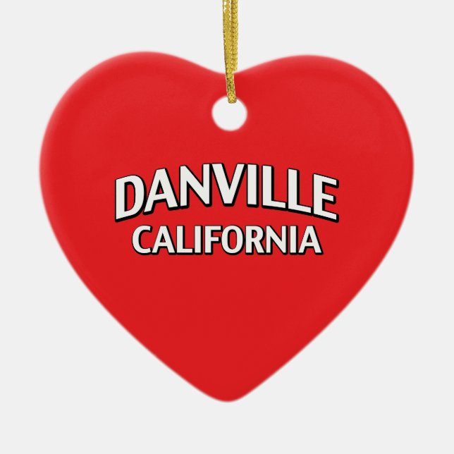 Danville Kalifornien Keramikornament (Vorne)
