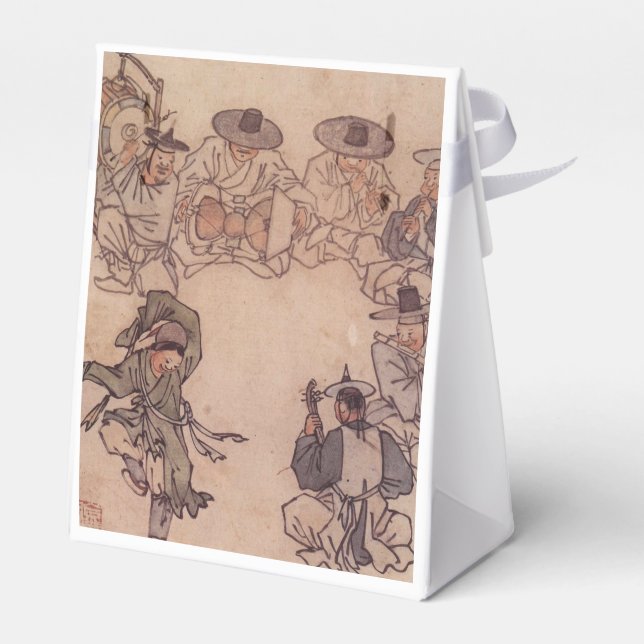 Danwon Mudong Koreanisches traditionelles Malwerk Geschenkschachtel (Rückseite)